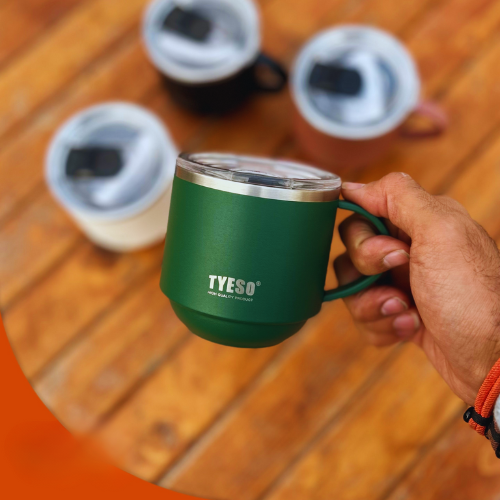 Tyeso Coffee Mug – Premium Insulated Travel Mug for Hot & Cold Drinks