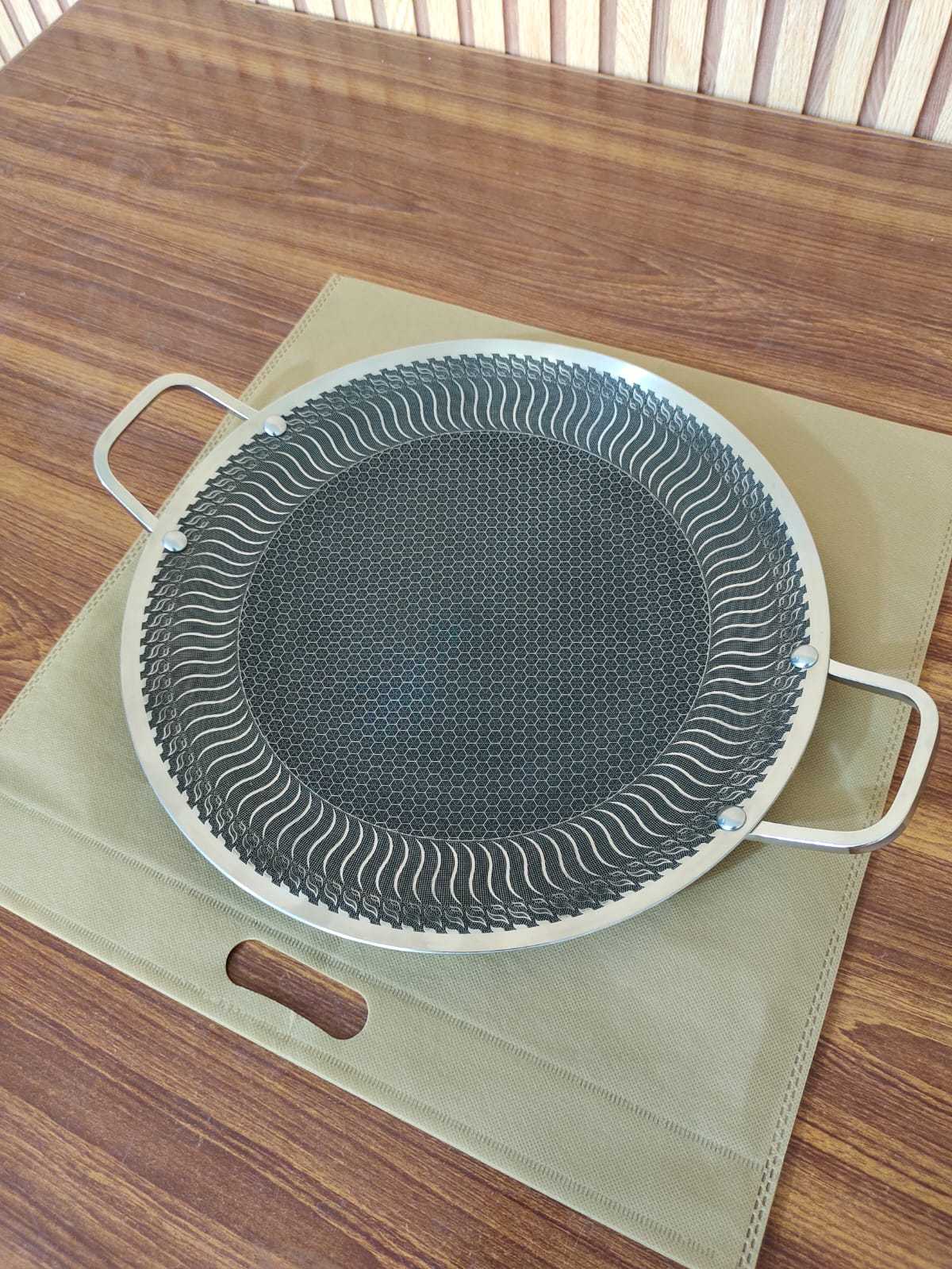Honey comb coated tawa