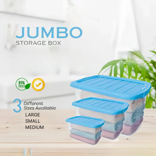 Jumbo Storage Box – Extra Large Organizer for Home, Kids’ Toys & Clothes