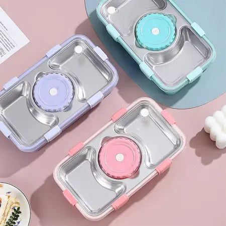 Metal inner portion lunch box